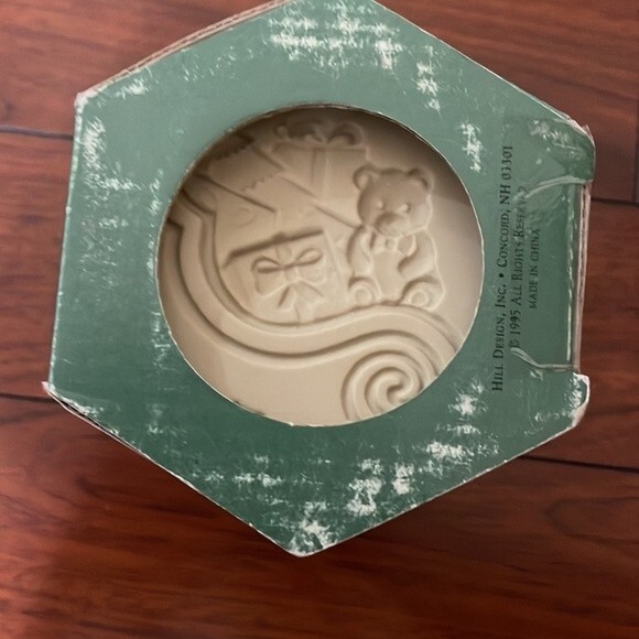 NEW!  Vintage Brown Bag Cookie Art Stamp SANTAS SLEIGH  & Booklet  1995 Retired - Picture 4 of 5